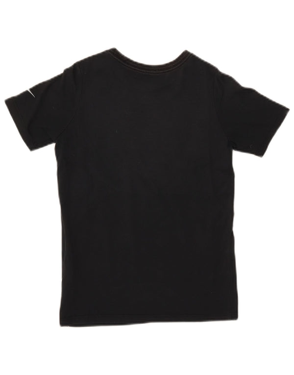 Camiseta Nike Feminina Dri Fit Graphic Top UK 6 XS Algodão Preto