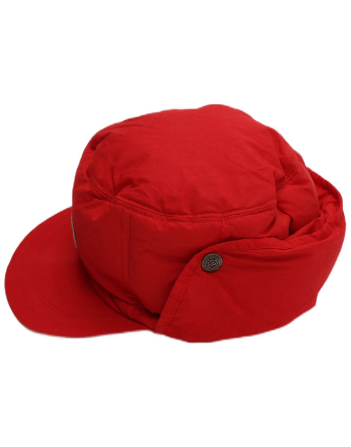 Boné acolchoado com aba de orelha masculino Diadora vermelho médio