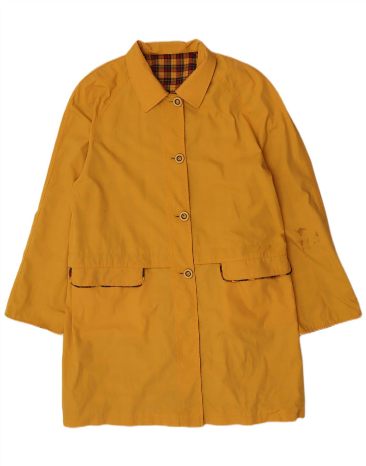 Sobretudo reversível feminino NINO IT 46 grande poliéster amarelo