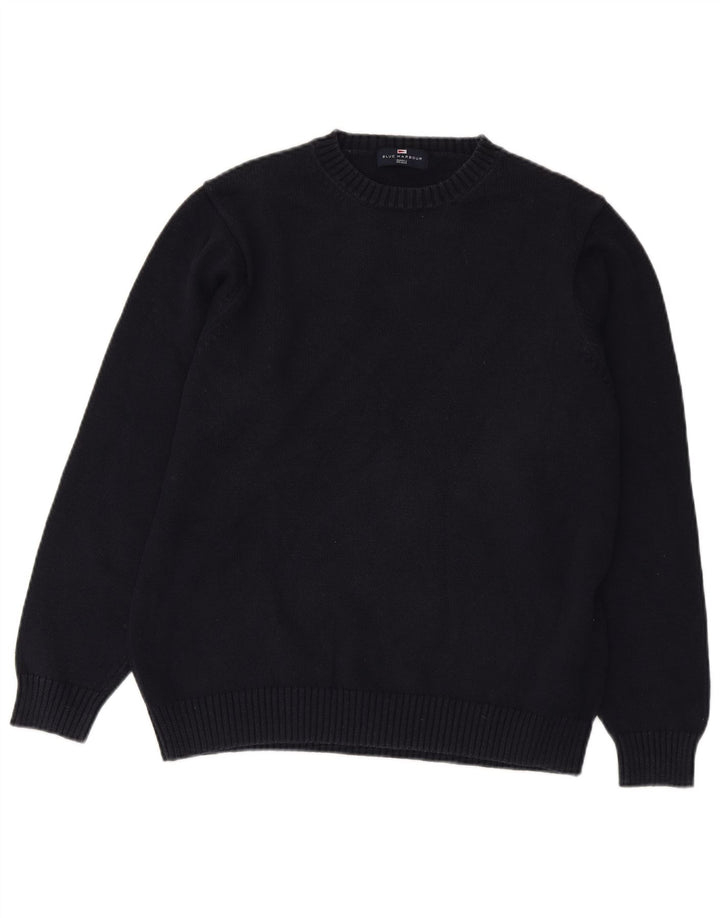 Suéter masculino MARKS & SPENCER com gola redonda Reino Unido 38/40 médio azul marinho