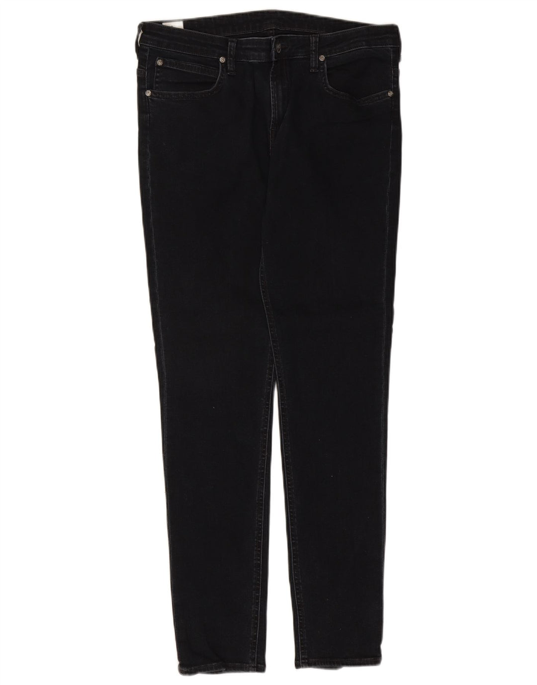 Lee Jeans Skinny Feminino W32 L30 Algodão Preto