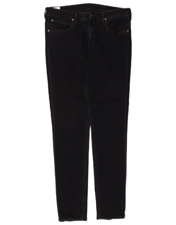 Lee Jeans Skinny Feminino W32 L30 Algodão Preto