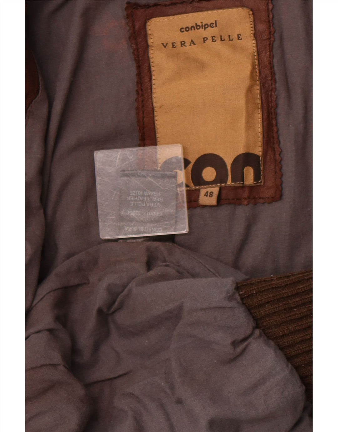 Jaqueta de couro feminina CONBIPEL IT 48 XL couro marrom