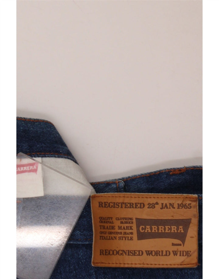 Saia jeans feminina CARRERA W32 grande algodão azul