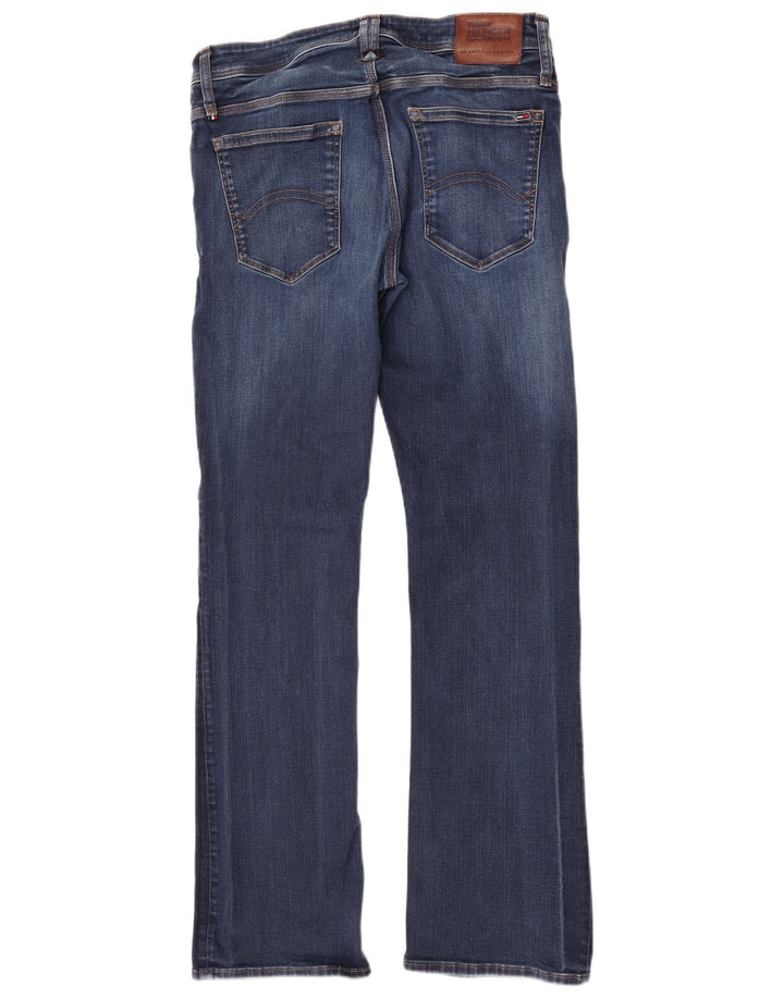 Tommy Hilfiger Masculino Ryan Bootcut Jeans W34 L34 Azul Algodão