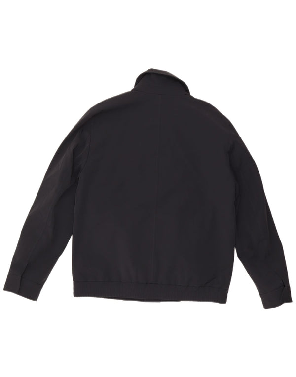 Jaqueta bomber masculina Reiss UK 40 grande poliéster preto