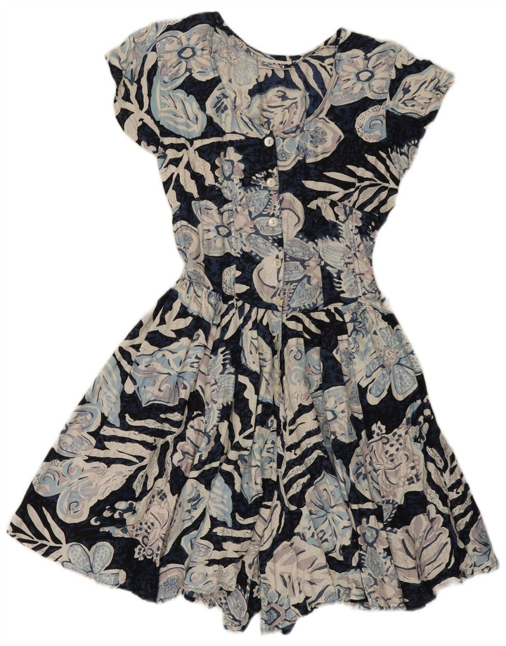 Macacão feminino MISS JOY EU 38 XS azul floral