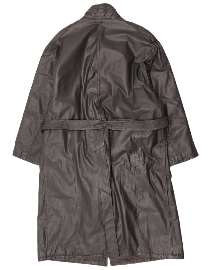 Casaco de couro masculino Montes IT 56 3XL couro preto