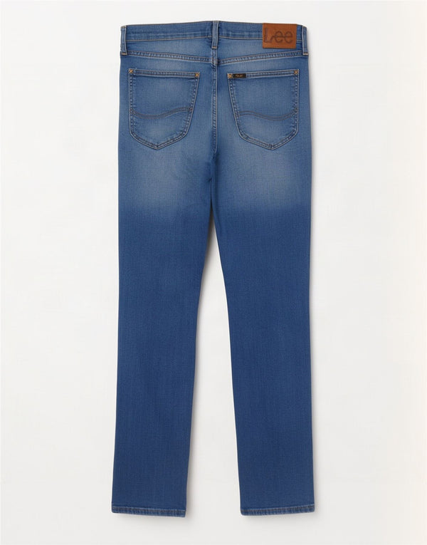 Lee Mens Luke Slim Jeans W32 L32 Azul Algodão