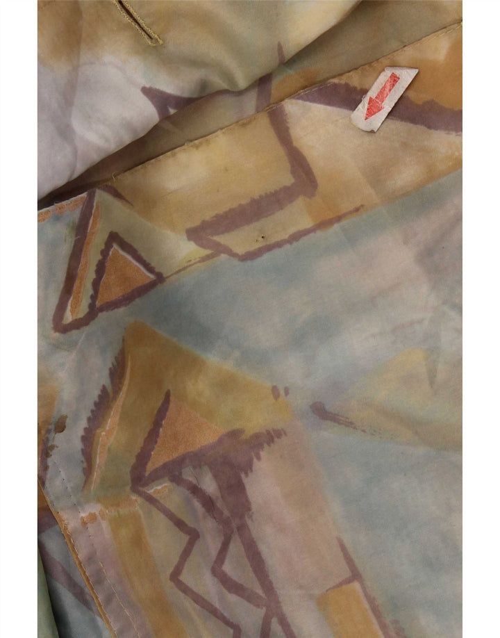 Jaqueta de chuva feminina C&A com padrão abstrato Reino Unido 16 grande multicolorida