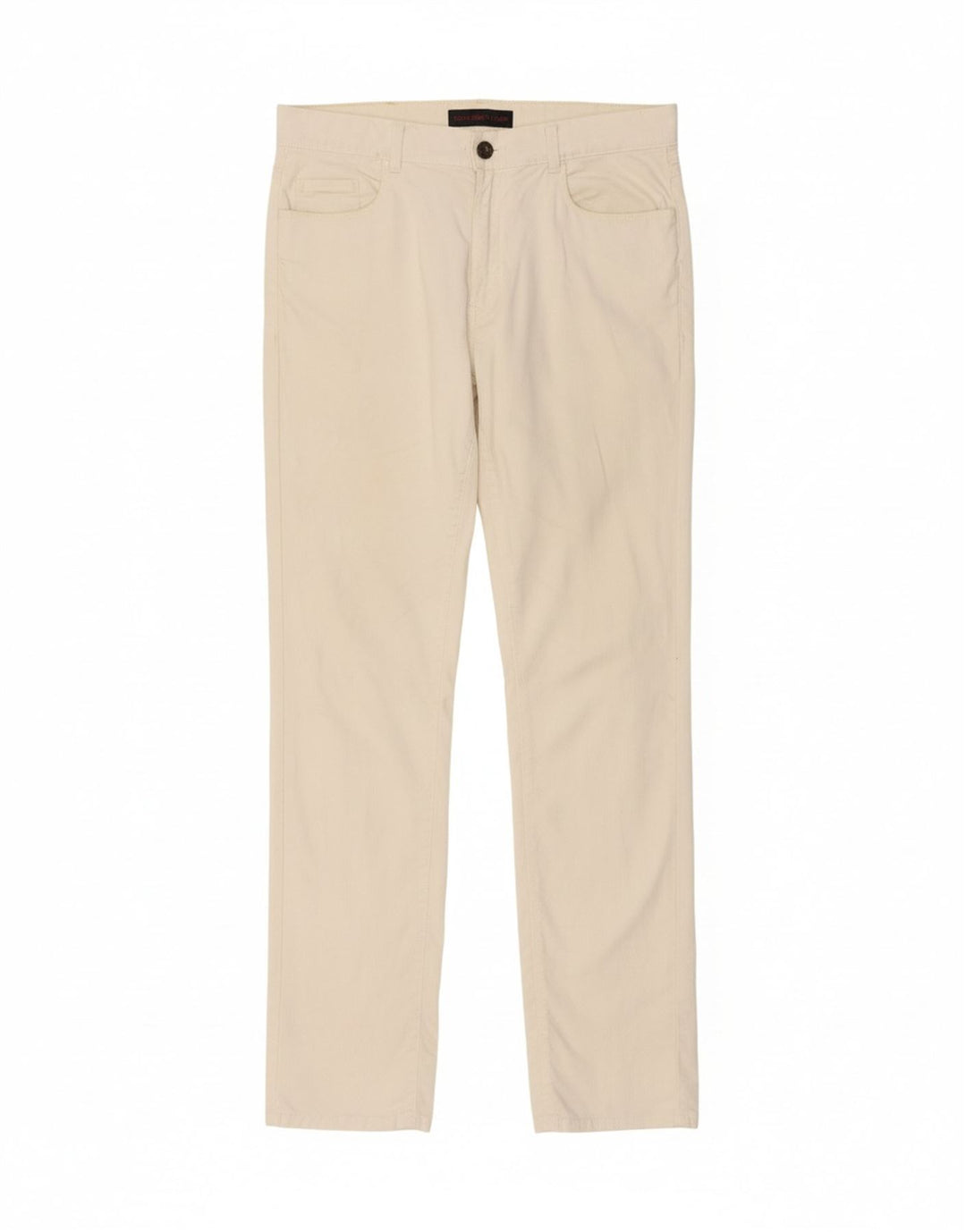 Calça feminina casual slim TRUSSARDI W34 L34 algodão branco
