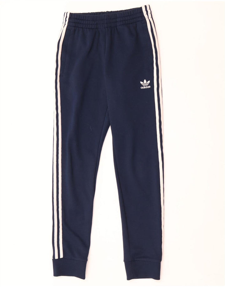 Calça de treino masculina Adidas Joggers XS azul marinho poliéster