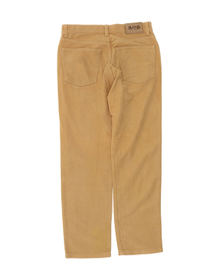 DOLCE & GABBANA Mens Straight Casual Trousers W33 L28 Beige Cotton Vintage Dolce & Gabbana and Second-Hand Dolce & Gabbana from Messina Hembry 