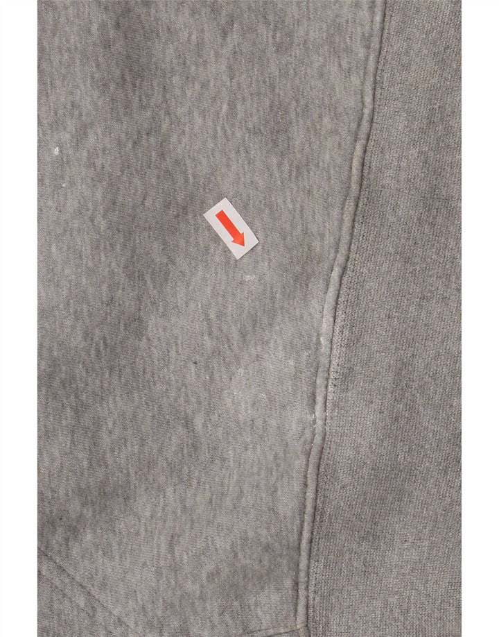 Jumper com capuz masculino Nike grande algodão cinza