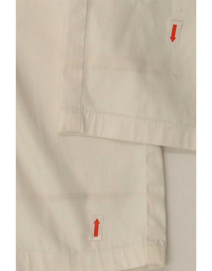 Zara Mens Slim Calça Casual EU 40 Médio W31 L29 Branco