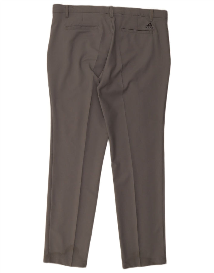 Calça Adidas Mens Slim Chino W36 L32 Cinza Poliéster