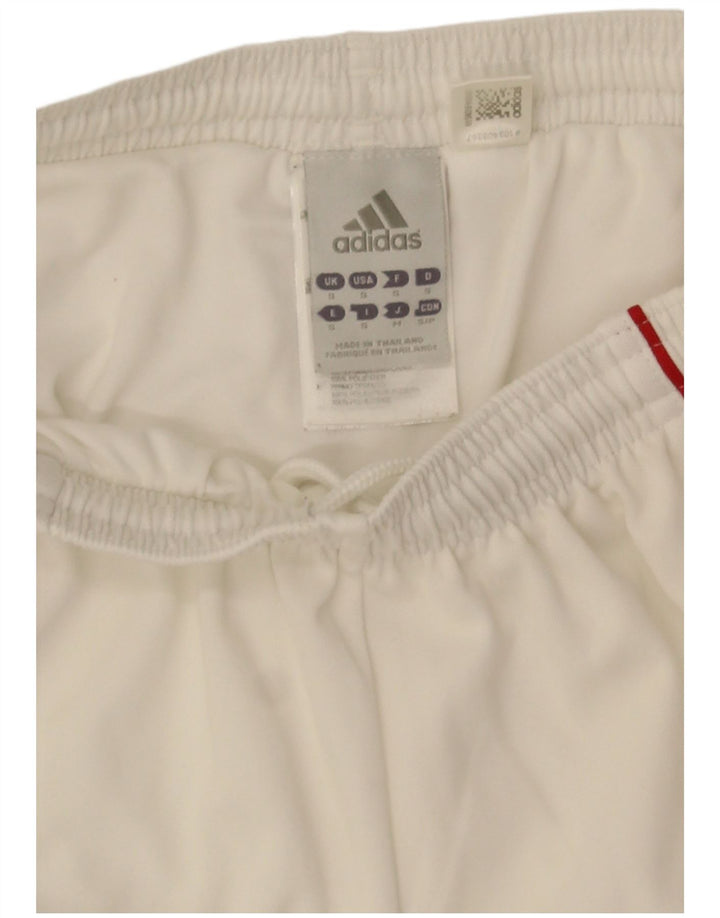 Adidas Mens Climalite Sport Shorts Pequeno Poliéster Branco