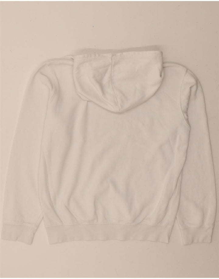 CHAMPION Mens Graphic Hoodie Jumper Medium White Cotton Vintage Champion and Second-Hand Champion from Messina Hembry 