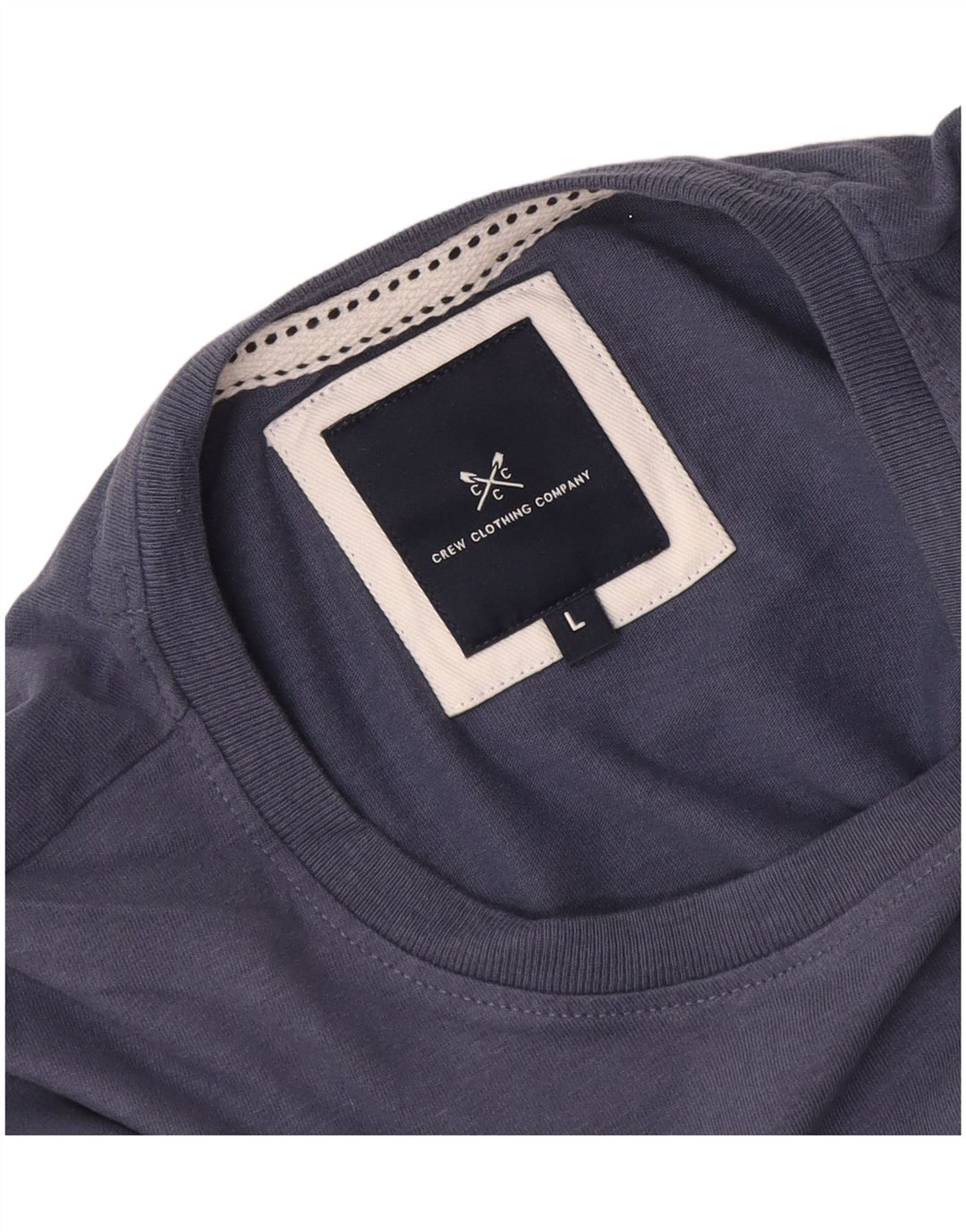 Camiseta masculina Crew Clothing Top grande azul