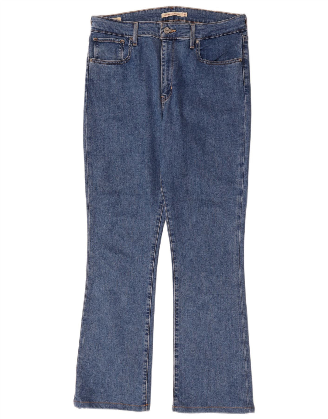 Calça jeans feminina Levi's 725 High Rise Bootcut W32 L30 azul algodão