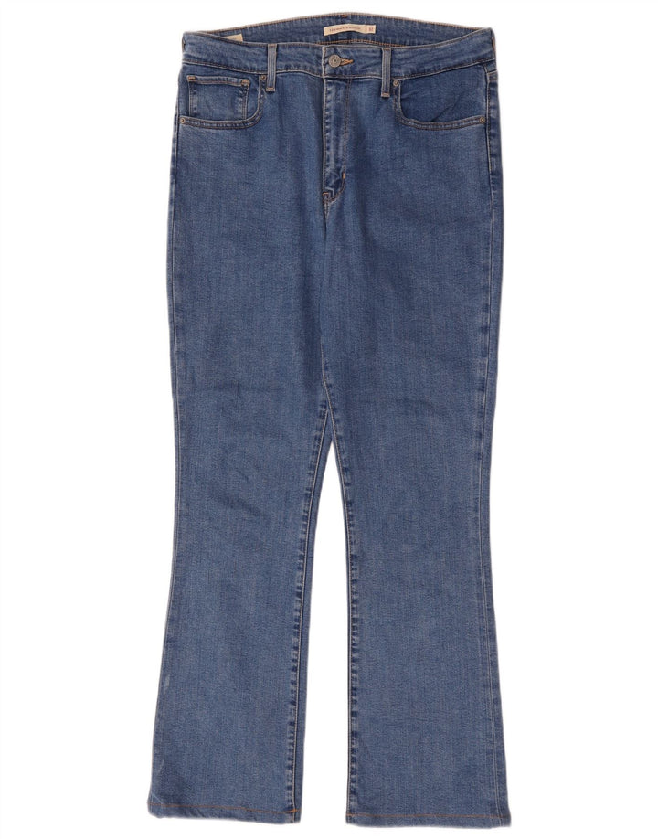 Calça jeans feminina Levi's 725 High Rise Bootcut W32 L30 azul algodão