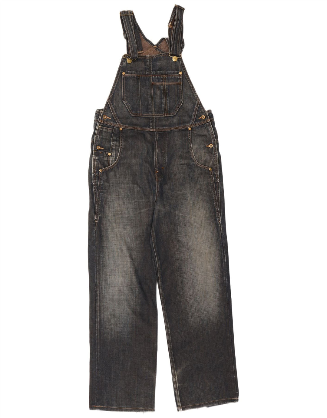 Macacão feminino Lee jeans reto médio L29 algodão azul