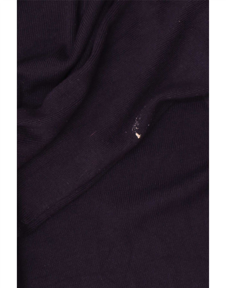 Suéter cardigã feminino Longline da Marks & Spencer Reino Unido 14 médio azul marinho