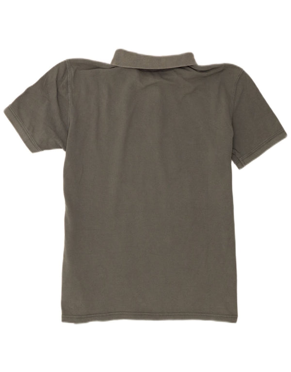 Camisa polo masculina Napapijri grande algodão cinza