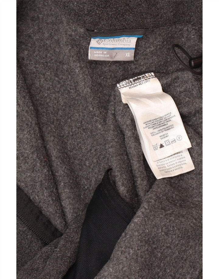 Jaqueta de lã masculina Columbia UK 42 XL poliéster cinza