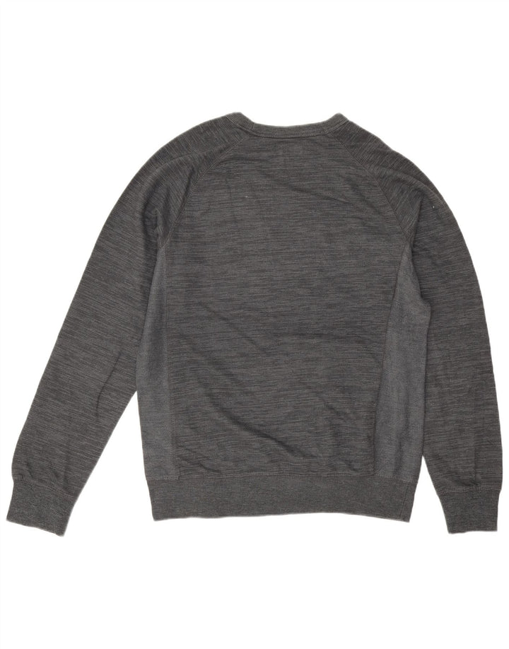 Champion moletom masculino jumper médio cinza algodão manchado
