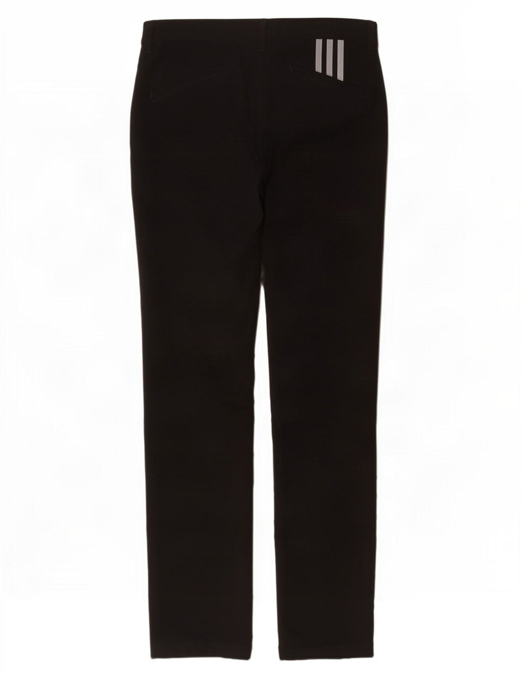 Adidas Mens Slim Chino Calças W32 L34 Poliéster Preto