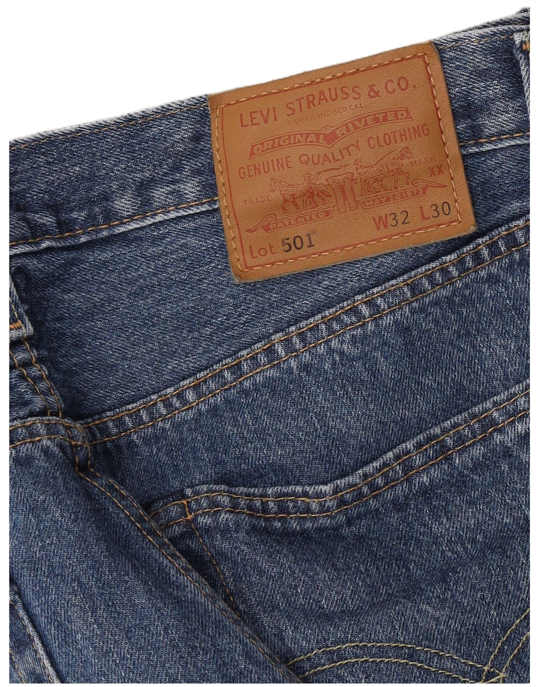 Jeans Levis 501 Straight Masculino W32 L30 Azul