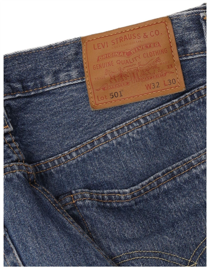 Jeans Levis 501 Straight Masculino W32 L30 Azul