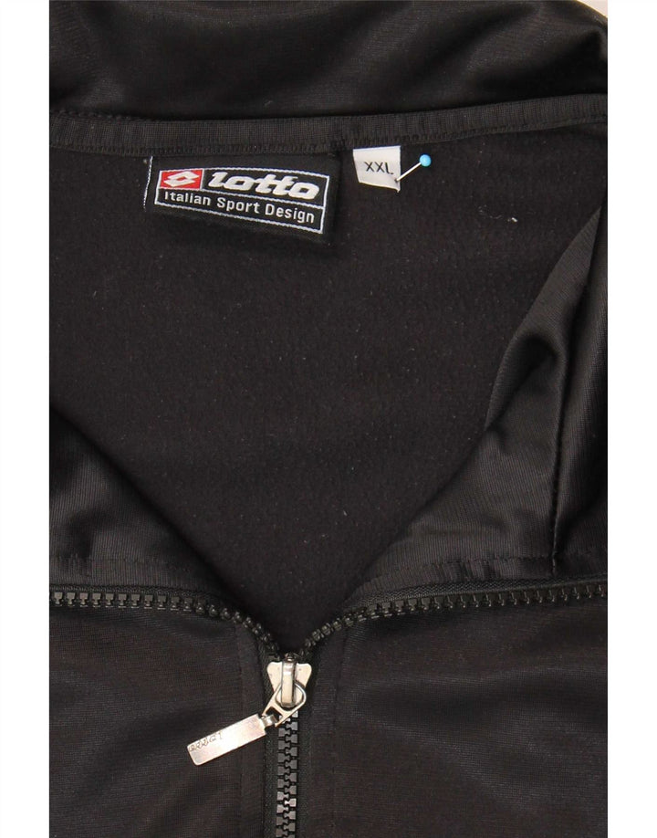 Lotto Mens Graphic Tracksuit Top Jacket 2XL Preto
