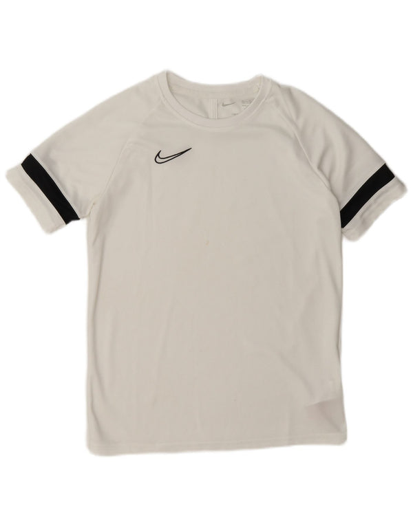 Camiseta Nike Boys Dri Fit Top 13-14 Anos XL Branco Colourblock Poliéster