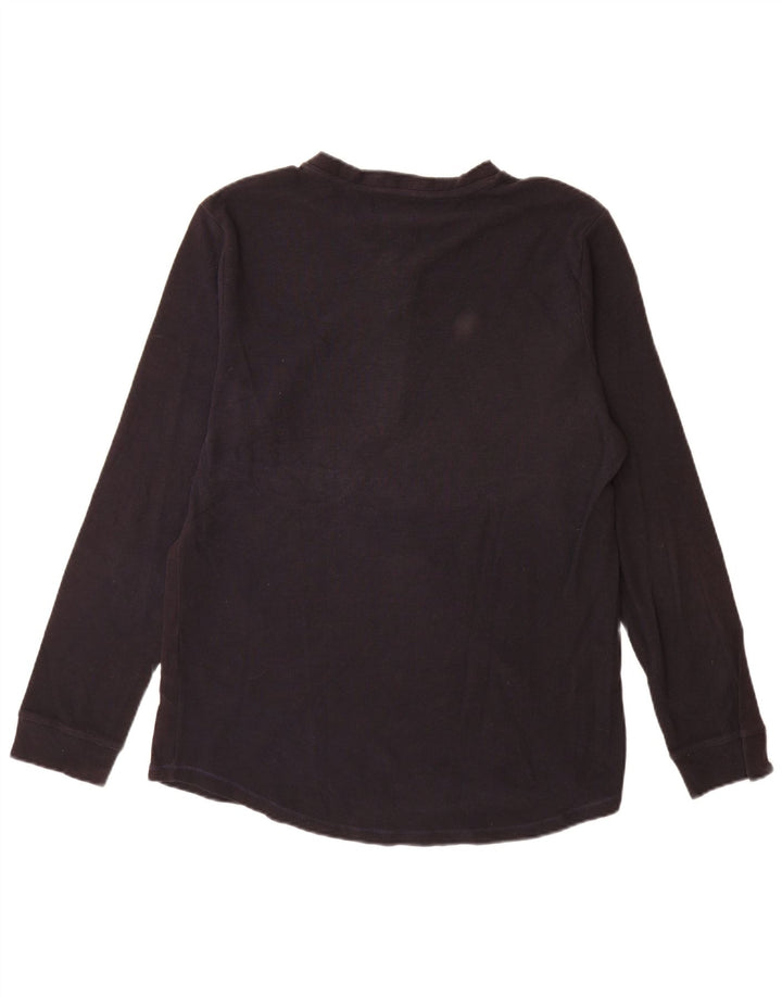 Zara Mens Top Manga Longa XL Azul Marinho