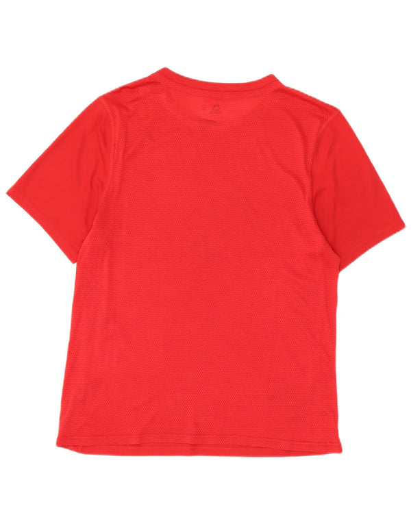 Reebok Mens T-Shirt Top Pequeno Vermelho