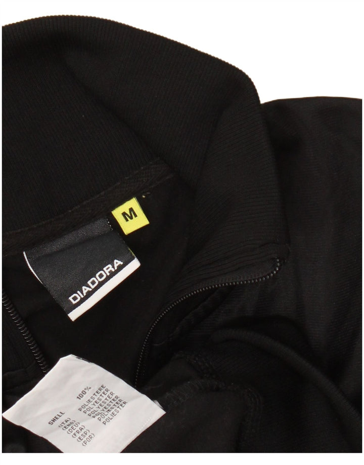 Jaqueta feminina de treino DIADORA UK 14 poliéster preto médio