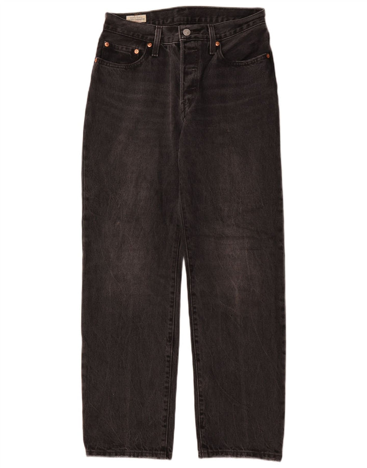 Jeans Levi's 501 Straight Masculino W26 L30 Algodão Preto