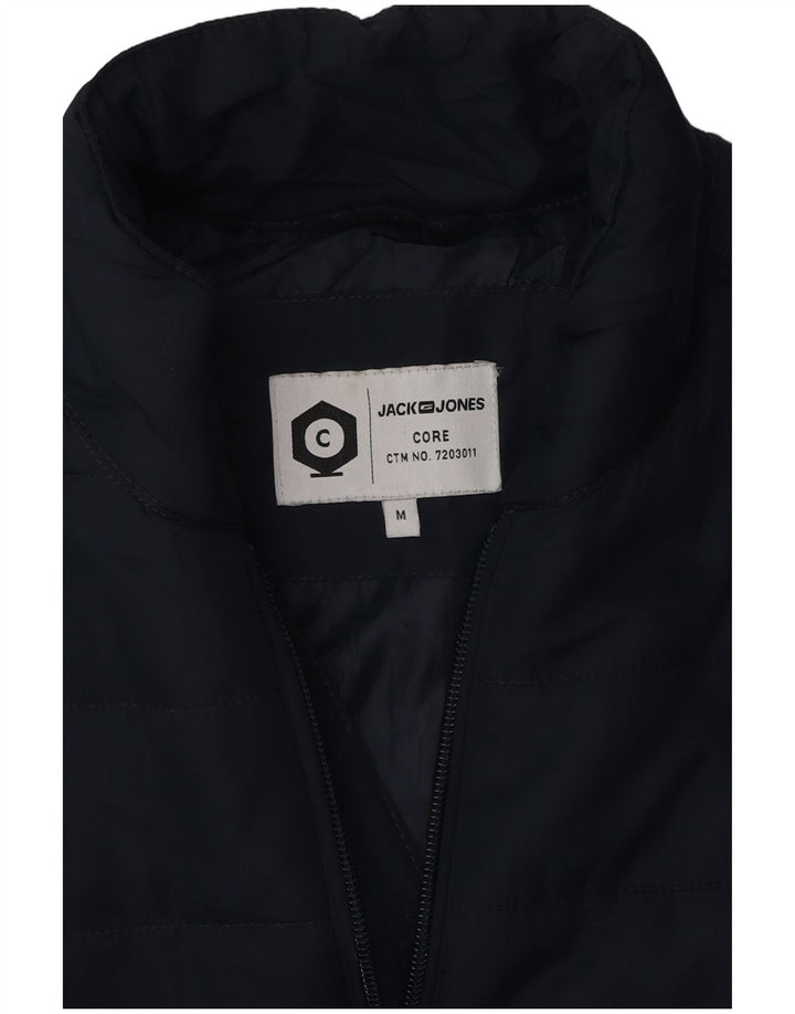 Colete acolchoado masculino Jack & Jones UK 38 azul marinho médio