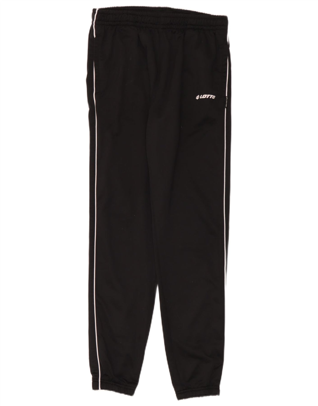 Lotto Mens Calças de treino Joggers poliéster preto médio