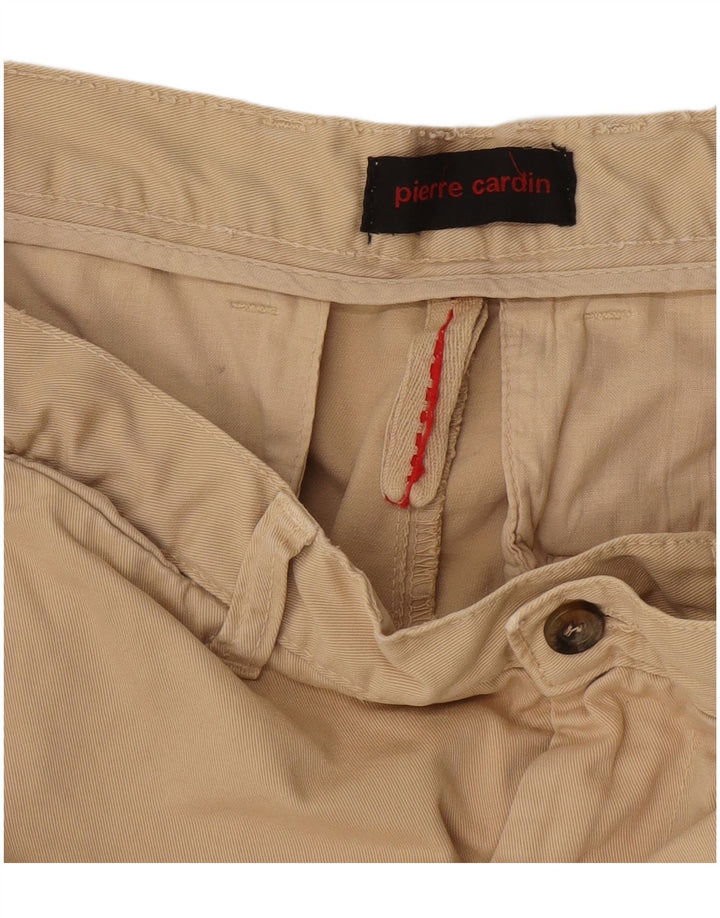 Calça Chino Masculina Pierre Cardin Reta W34 L30 Bege