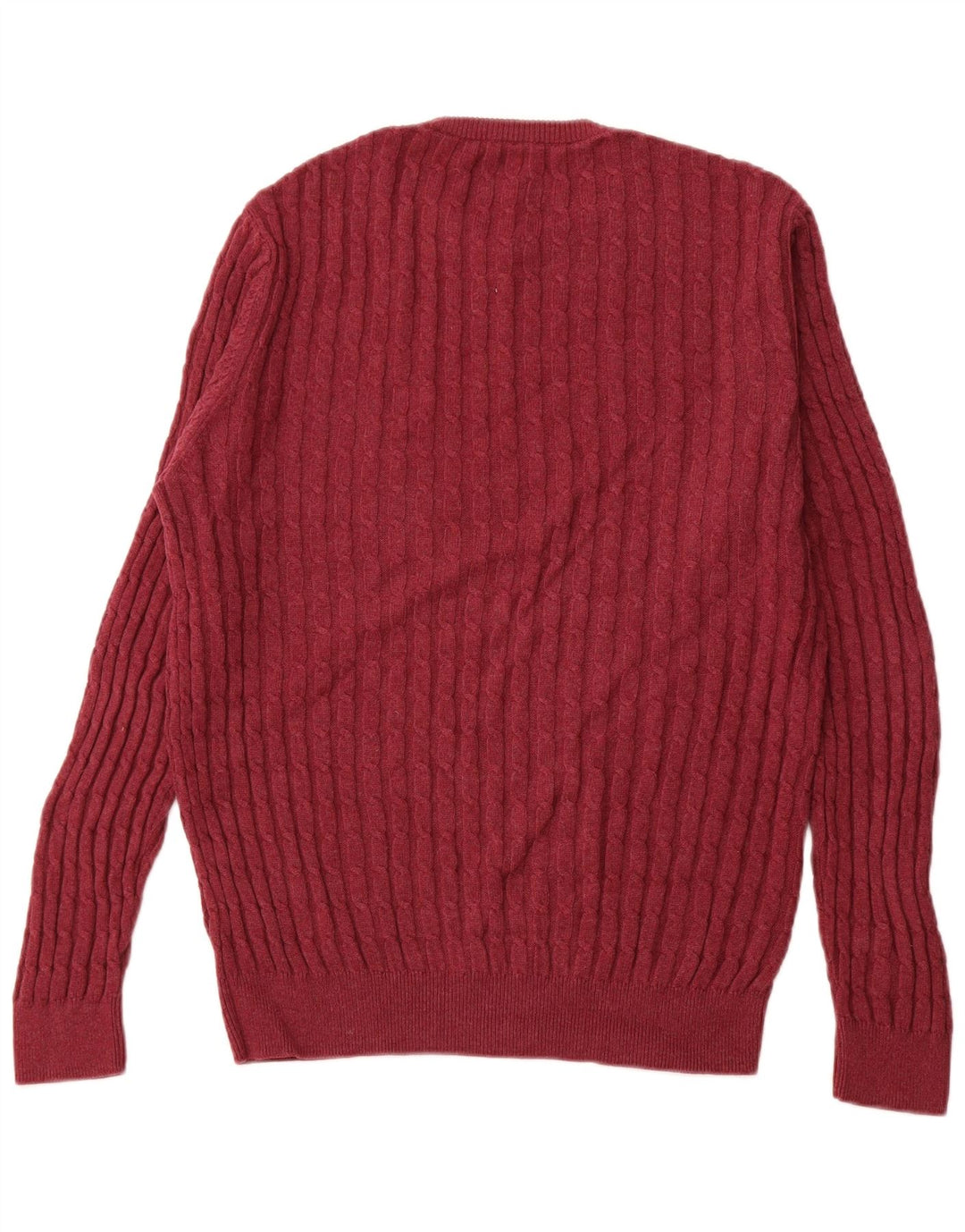 Suéter masculino JACK WILLS com gola redonda e algodão marrom médio