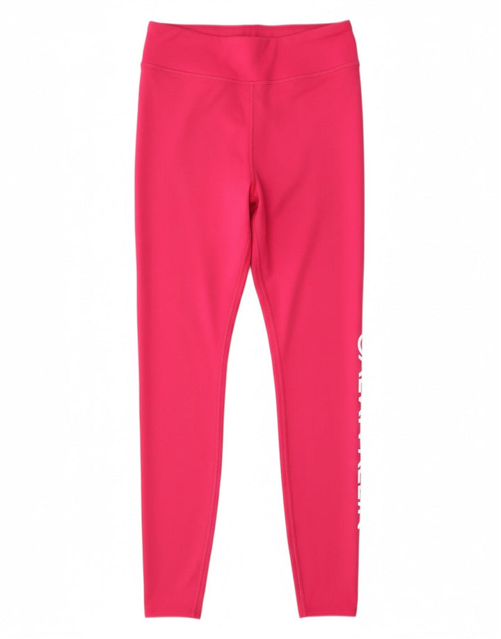 Calça legging feminina CALVIN KLEIN UK 10 pequena rosa
