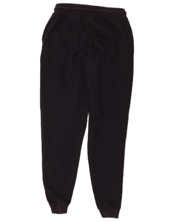 Calça esportiva feminina Tommy Hilfiger com estampa gráfica e joggers UK 8 pequenas pretas