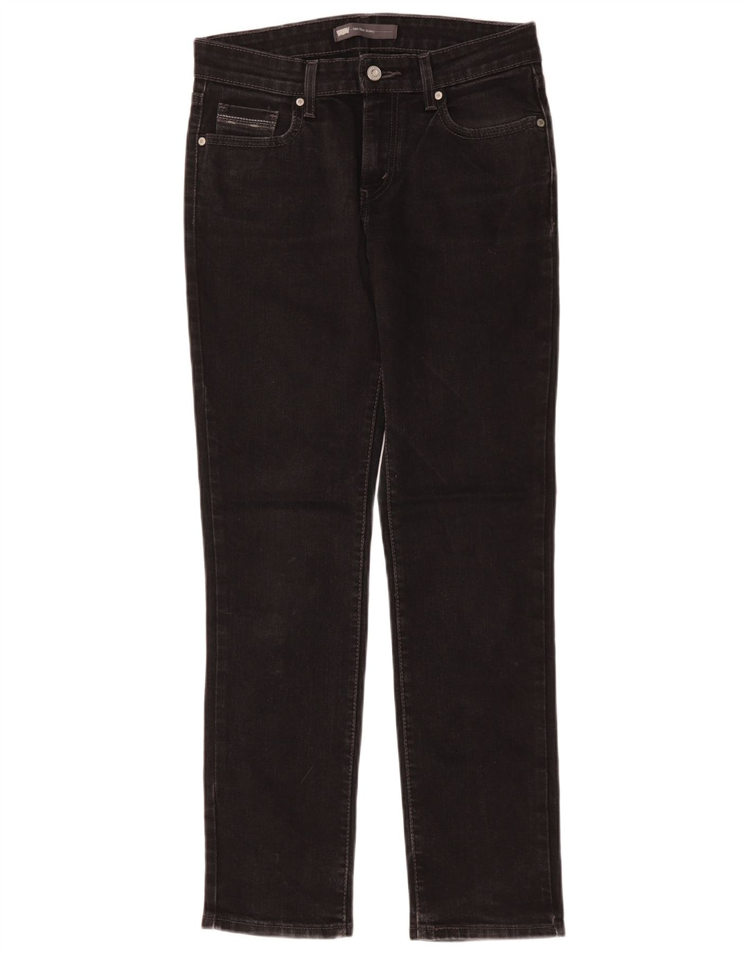 Jeans skinny de cintura média feminino Levi's W30 L30 preto
