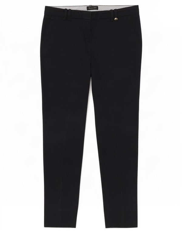 Calça Chino Slim Feminina Massimo Dutti EU 38 Pequeno W28 L29 Azul Marinho