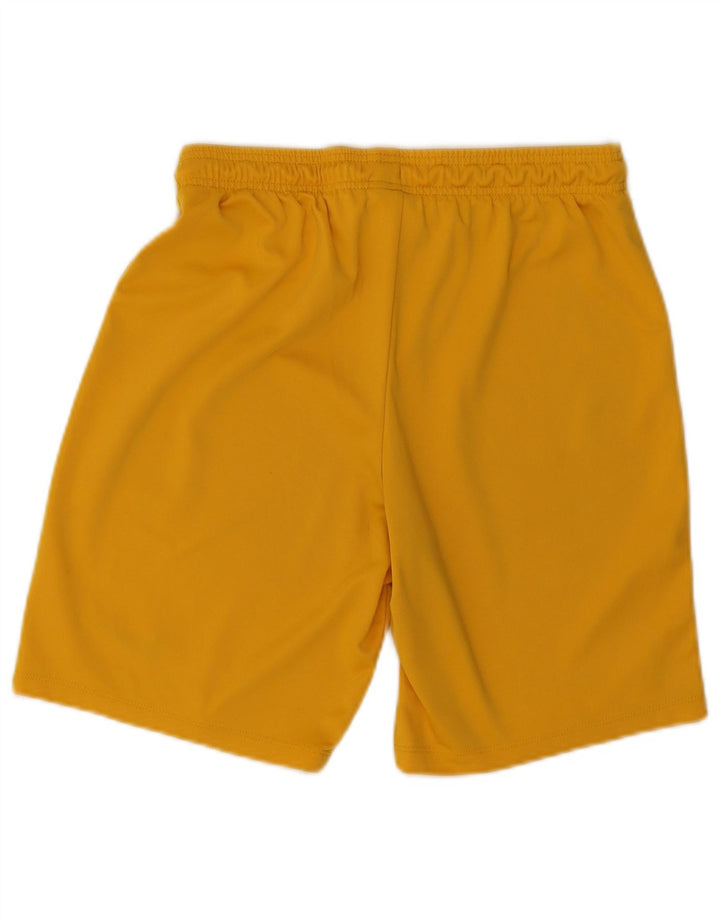 Shorts esportivos masculinos Nike Dri Fit poliéster amarelo médio