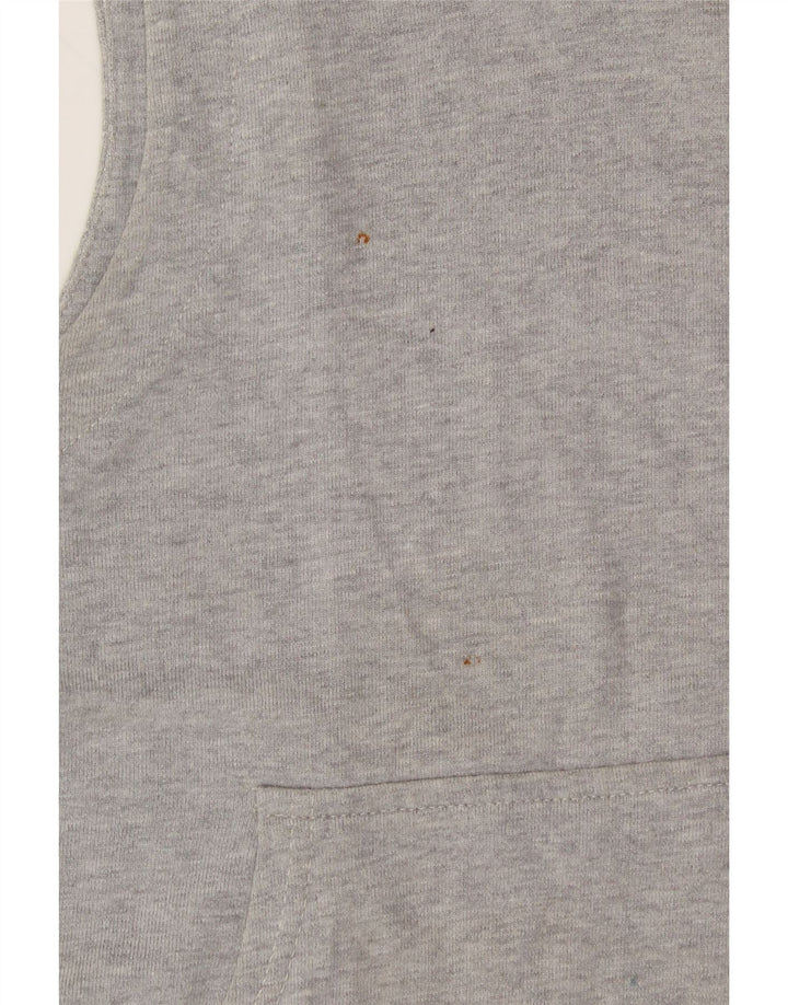 LEVI'S Girls Hooded Vest Top 8-9 Years Small Grey Cotton Vintage Levi's and Second-Hand Levi's from Messina Hembry 