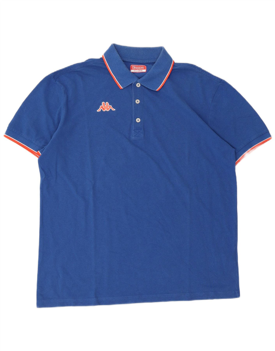 Camisa polo masculina Kappa 2XL algodão azul